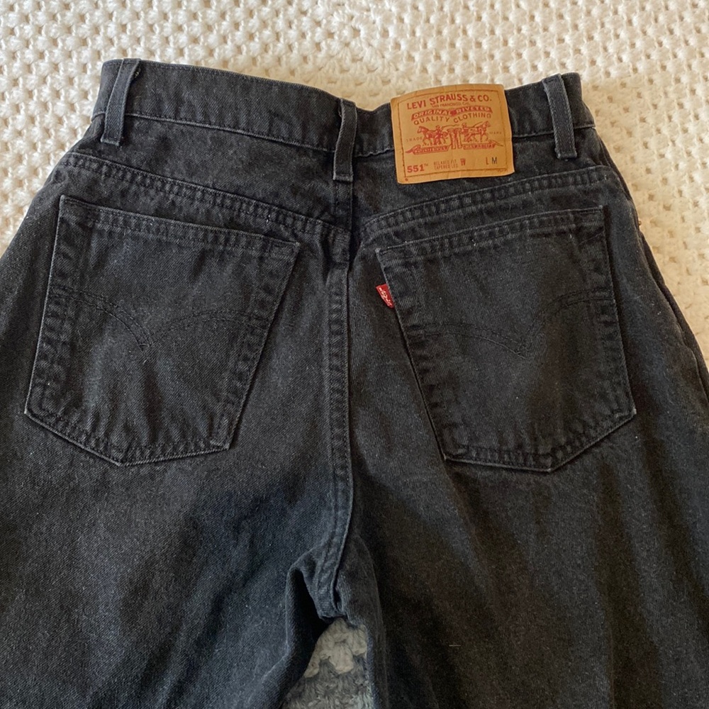 Levi’s 551s Washed Black